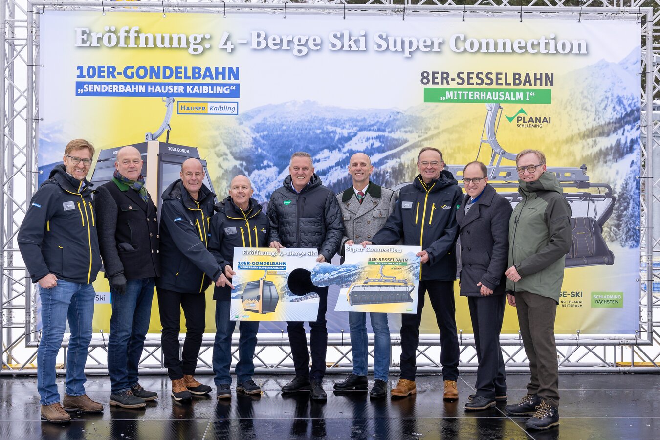 Construction diary of the new 10-seater Hauser Kaibling gondola lift