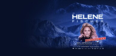 Promotional graphic for the Schladming-Dachstein Ski Opening 2026 featuring Helene Fischer. | © ANKLANG Event & Marketing GmbH