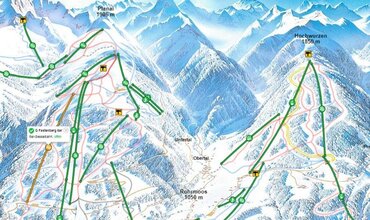 Das interaktive Skipanorama zeigt auf einen Blick alle geöffneten Anlagen.