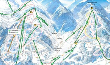 Das interaktive Skipanorama zeigt auf einen Blick alle geöffneten Anlagen.