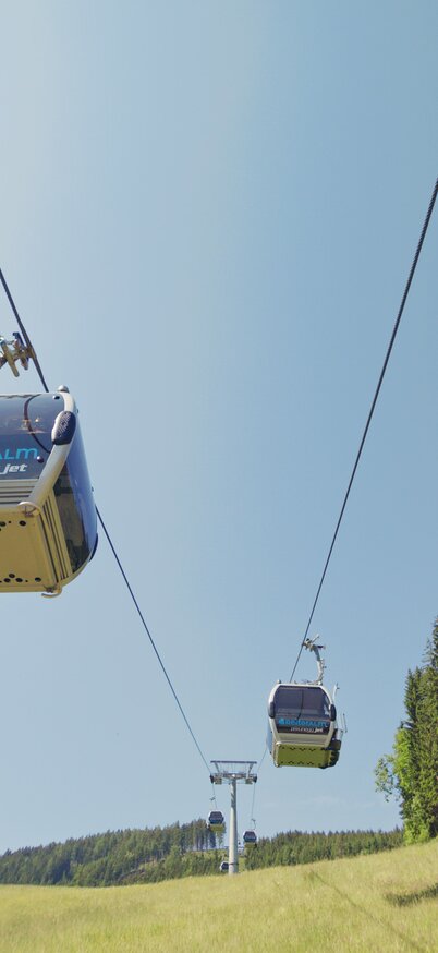 Gondelkabine des Preunegg Jets der Reiteralm | © Gerald Grünwald