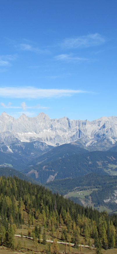 Wunderschönes Panorama auf der Fageralm in Forstau. | © Reiteralm Bergbahnen