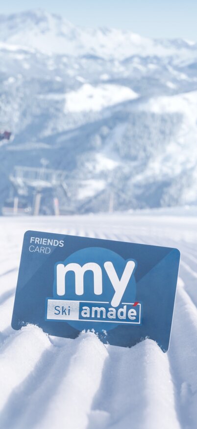 FriendsClub Clubkarte im präparierten Schnee | © Claudia Ziegler