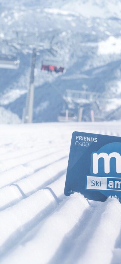 FriendsClub Clubkarte im präparierten Schnee | © Claudia Ziegler