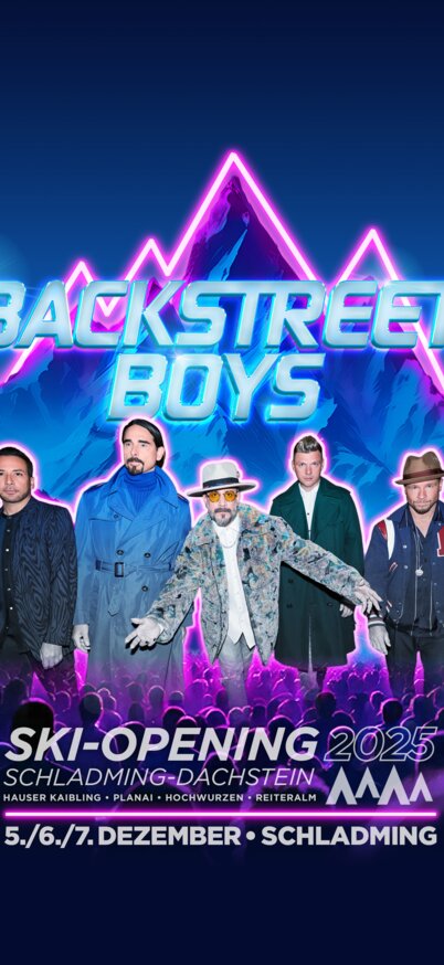 Backstreet Boys beim Ski Opening in Schladming-Dachstein | © Leutgeb Entertainment