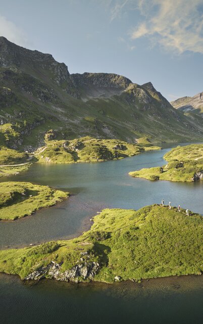 Die Giglachseen aus der Vogelperspektive | © Peter Burgstaller