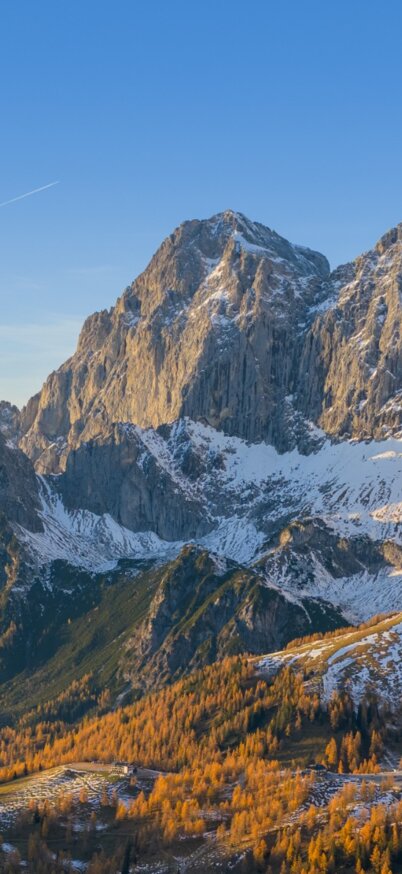Dachstein-Südwände im Herbst | © Hans-Peter Steiner