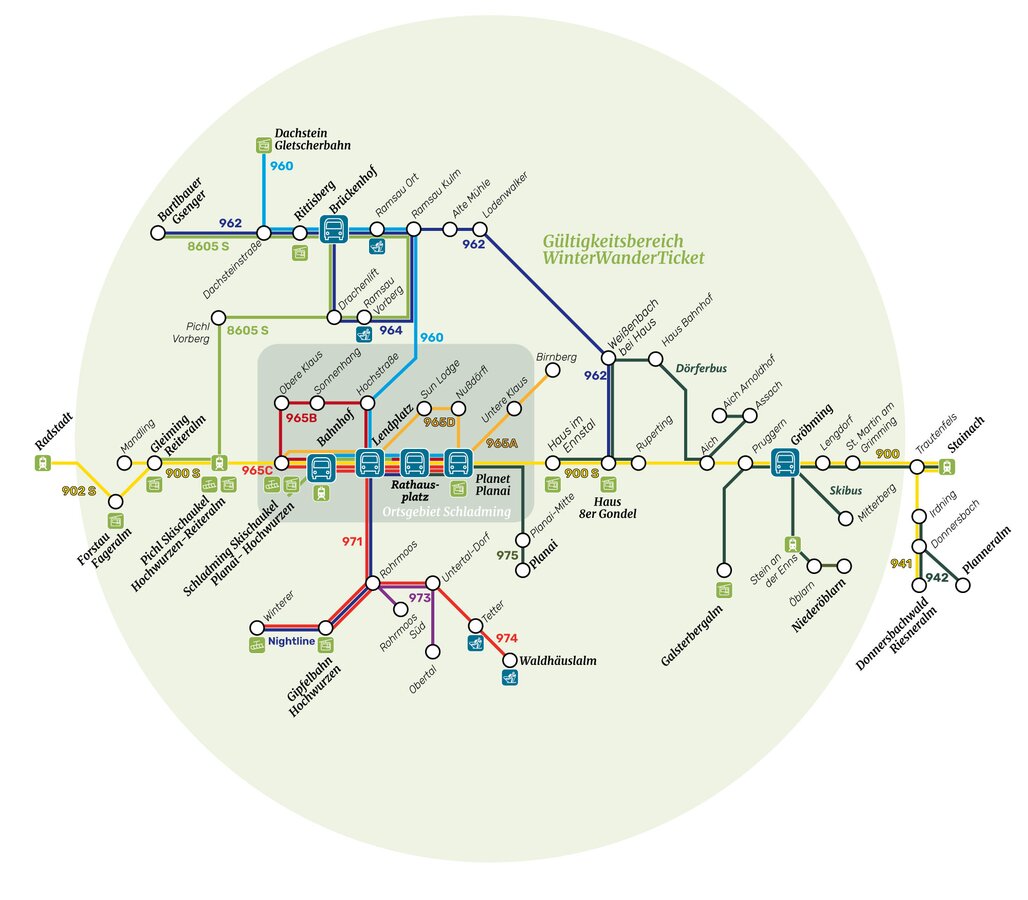 Bus timetables Schladming-Dachstein | All connections at a