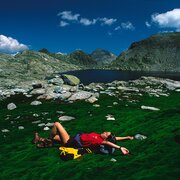 Entspannen auf den saftigen Moosmatten am Klafferkessel