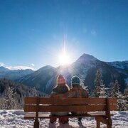 View from 4-seasons trail to Preuneggtal valley