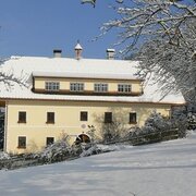 Farmhouse in winter
