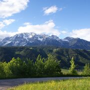 Blick von der Sonnenrunde Richtung Ramsau
