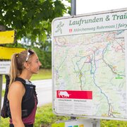 Bernhard Knauß Trail Infotafel
