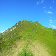 Blick von der Gstemmerscharte zum Sonntagskarspitz