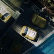 Relax right by the pool