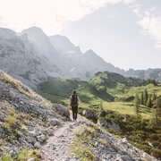 Auf dem Weg Richtung Sulzenschneid