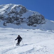 Abfahrt durch das Sonnkar