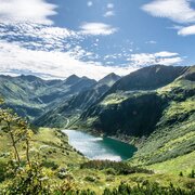 Blick auf den Unteren Kaltenbachsee