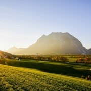 Blick aus dem Ennstal zurück auf den Grimming