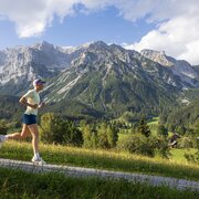 Laufen auf dem Frühlingstrail