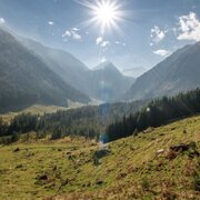 Blick ins Bräualmtal bei Aufstieg