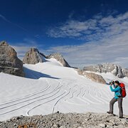 Gjaidstein glacier landscape
