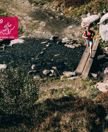 Auf einfachen Brettern über den Plannerbach