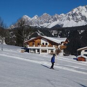 Der verschneite Dachstein