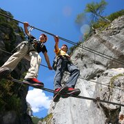 Klettersteig Hias Seilbrücke