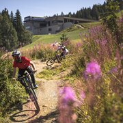 Mountain bikers on the Kessler Line
