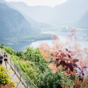 Trailrunning mit Blick auf den Hallstätter See