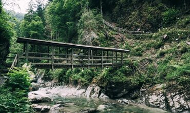 Die "klein Luzern" Brücke im Herzen der Klamm