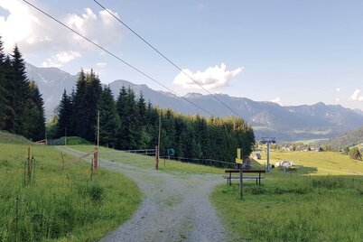 Nice view to Rohrmoos on the way back to the starting point