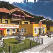 Foto Haus Sommer blau komprimiert