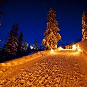Nachtrodeln auf der Planneralm