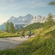 Mountainbiken bei der Neustattalm