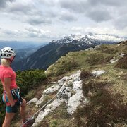 Aussicht am Peter Klettersteig