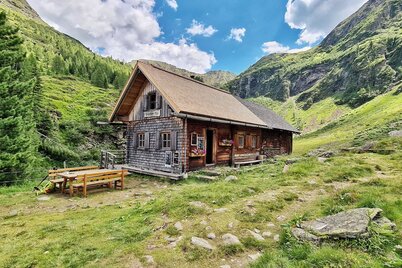 Waldhornalm with new shingles on the roof
