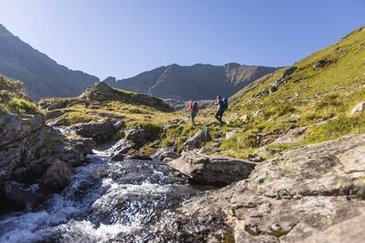 Auf dem Weg zu den Sonntagskarseen