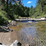 Eine kurze Abkühlung