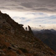 Unterhalb des Schiedeck-Gipfels