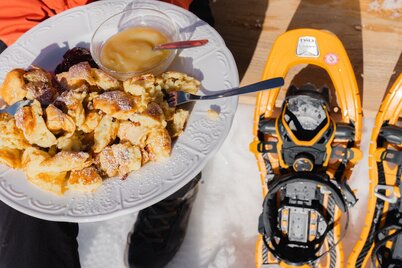Verdienter kulinarischer Genuss auf der Schönwetterhütte