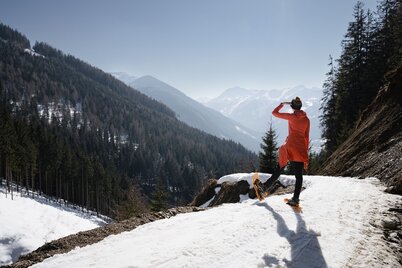 Die Aussicht genießen ins Großsölktal