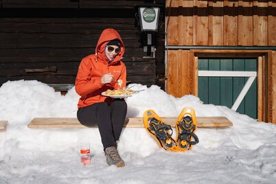 Pause und Jause auf der Schönwetterhütte