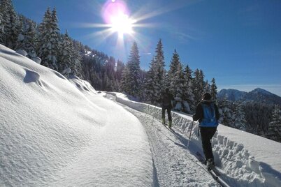 Immer genügend Schnee zum Winterwandern