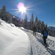 Always enough snow for winter hiking