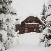 Seebachhaus in winter