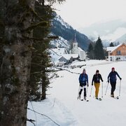 Start im Ortszentrum von Donnersbachwald