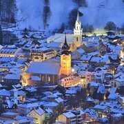 Schladming during the "blue hour"