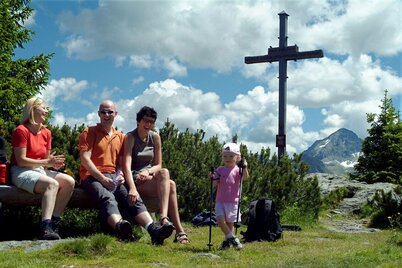 On the summit of Planai